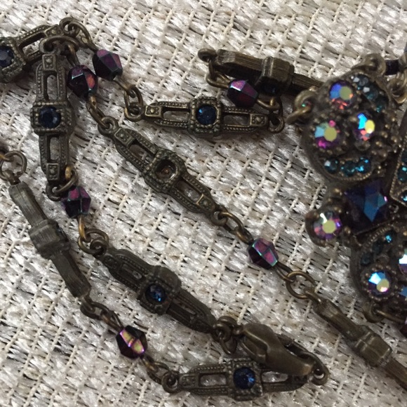 Vintage 1995 Sweet Romance Crystal Necklace - Picture 3 of 8